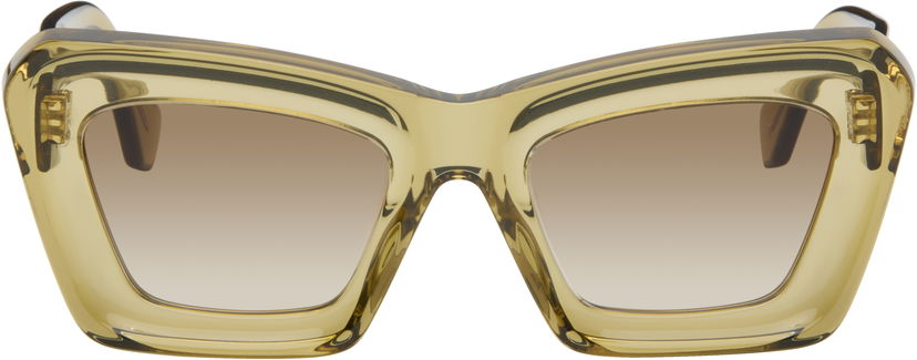 Slnečné okuliare Loewe Anagram Squared Cat-Eye Sunglasses Žltá | LW40145I@5296F 840126865851