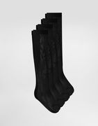 Dolce & Gabbana Three-Pack of Knee-High Nylon Socks