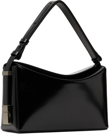 Taška cez rameno OSOI Black Patent Leather Shoulder Bag Čierna | 24SSB03004088, 1