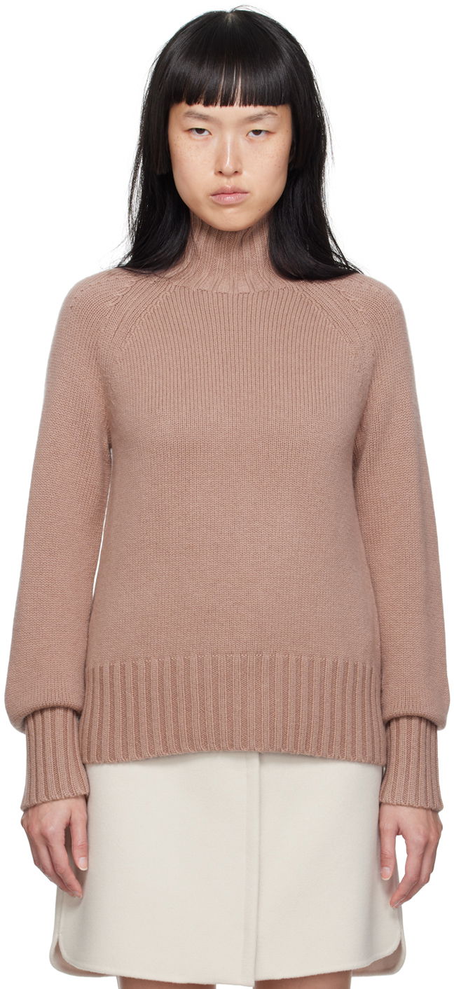 Sveter Max Mara Max Mara Mantova Turtleneck Sweater Ružová | 2393660133600, 0
