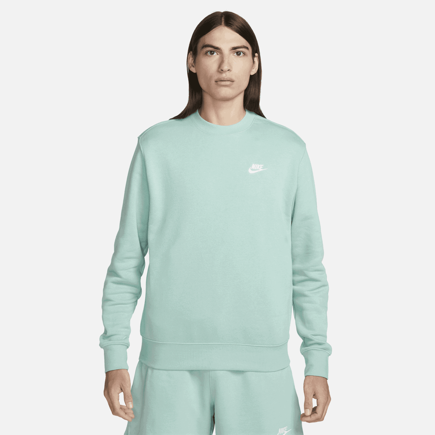 Mikina Nike Sportswear Club Fleece Tyrkysová | BV2662-309, 0