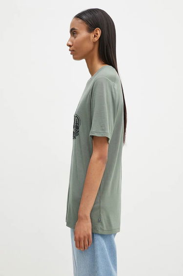 Tričko FJÄLLRÄVEN T-Shirt With Print Zelené | F84117.614, 1