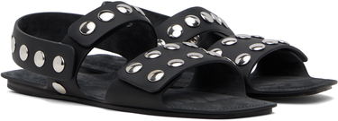 Šperky Khaite Khaite Boden Studded Leather Sandals Čierna | F3086-930, 3