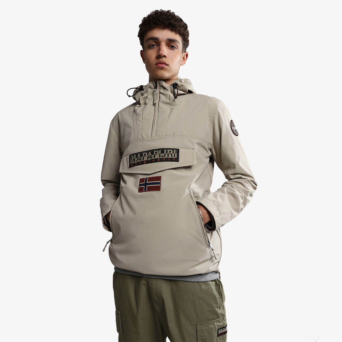 Vetrovka Napapijri Napapijri Rainforest Pocket Anorak Béžová | NP0A4G7CNB71, 0