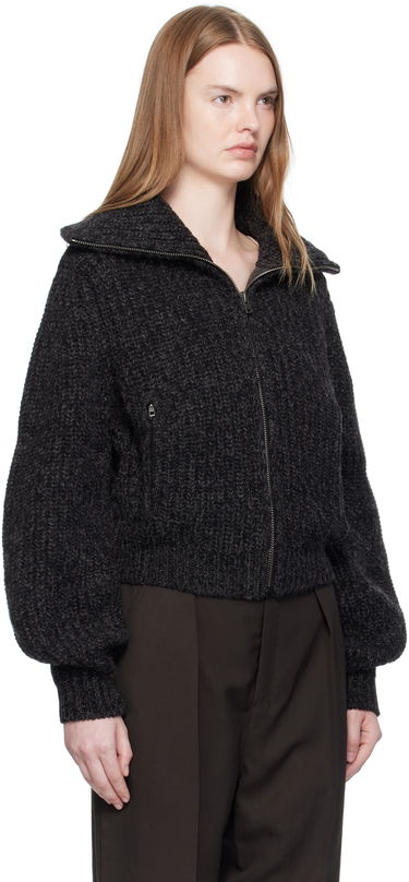 Sveter LEMAIRE LEMAIRE Zipped Knit Cardigan Šedá | OW1186 LK1029, 1
