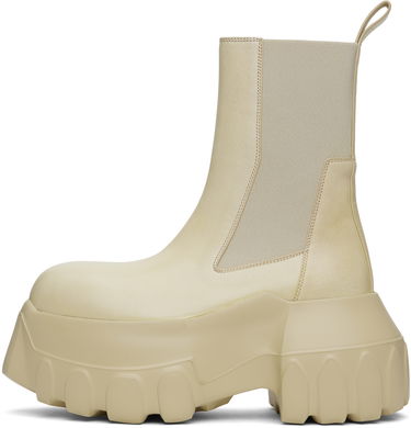 Oblečenie Rick Owens Rick Owens Hollywood Beatle Mega Tractor Boots Béžová | RP01E7865 LBH, 2