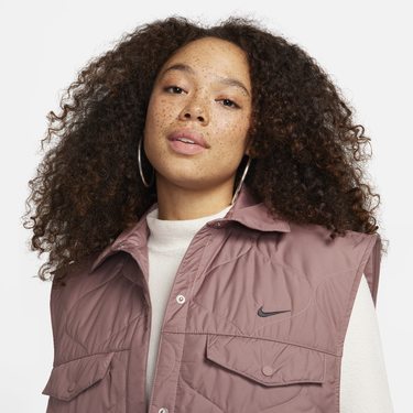 Vesta Nike Sportswear Essential Vest Hnedá | FB8737-208, 3