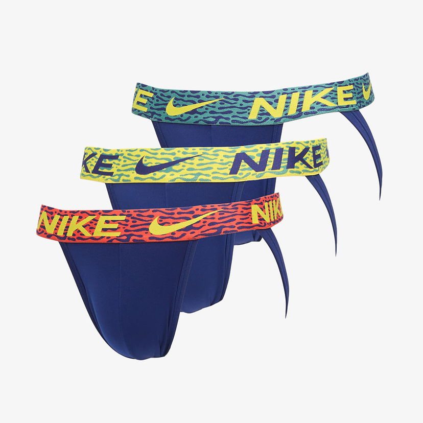 Boxerky Nike Nike Jock Strap 3-Pack Modrá | 0000KE1144-405