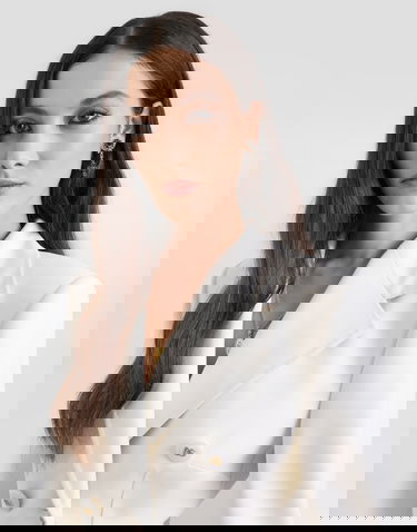 Bunda Dolce & Gabbana Double-breasted Twill Blazer Biela | F27ACTFUBGCW0001, 3