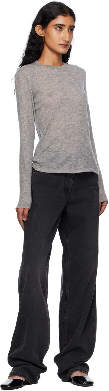 Sveter The Row The Row Iverness Long Sleeve Sweater Šedá | 5590-K52, 3