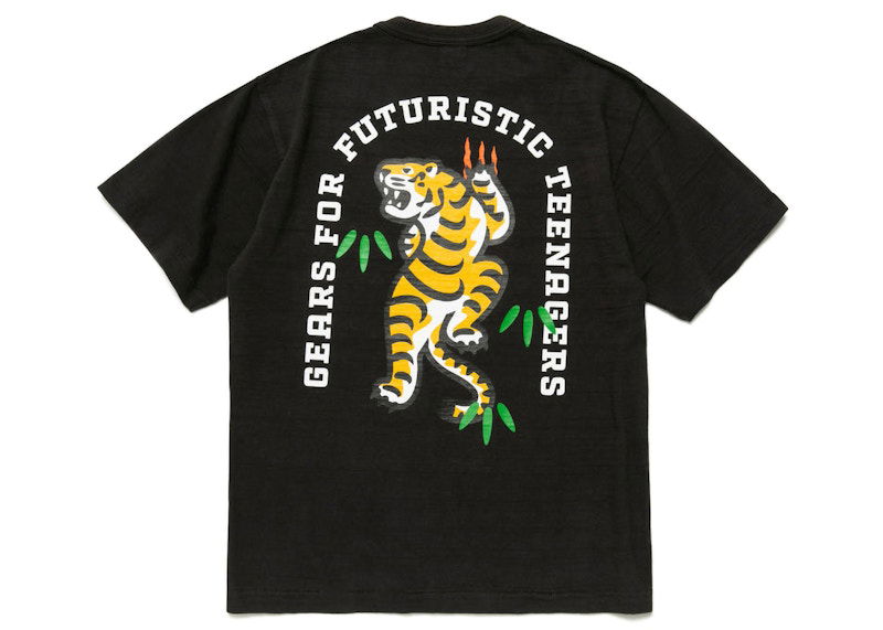 Tričko Human Made Pocket #2 Tiger Graphic T-Shirt Čierna | HM25CS041