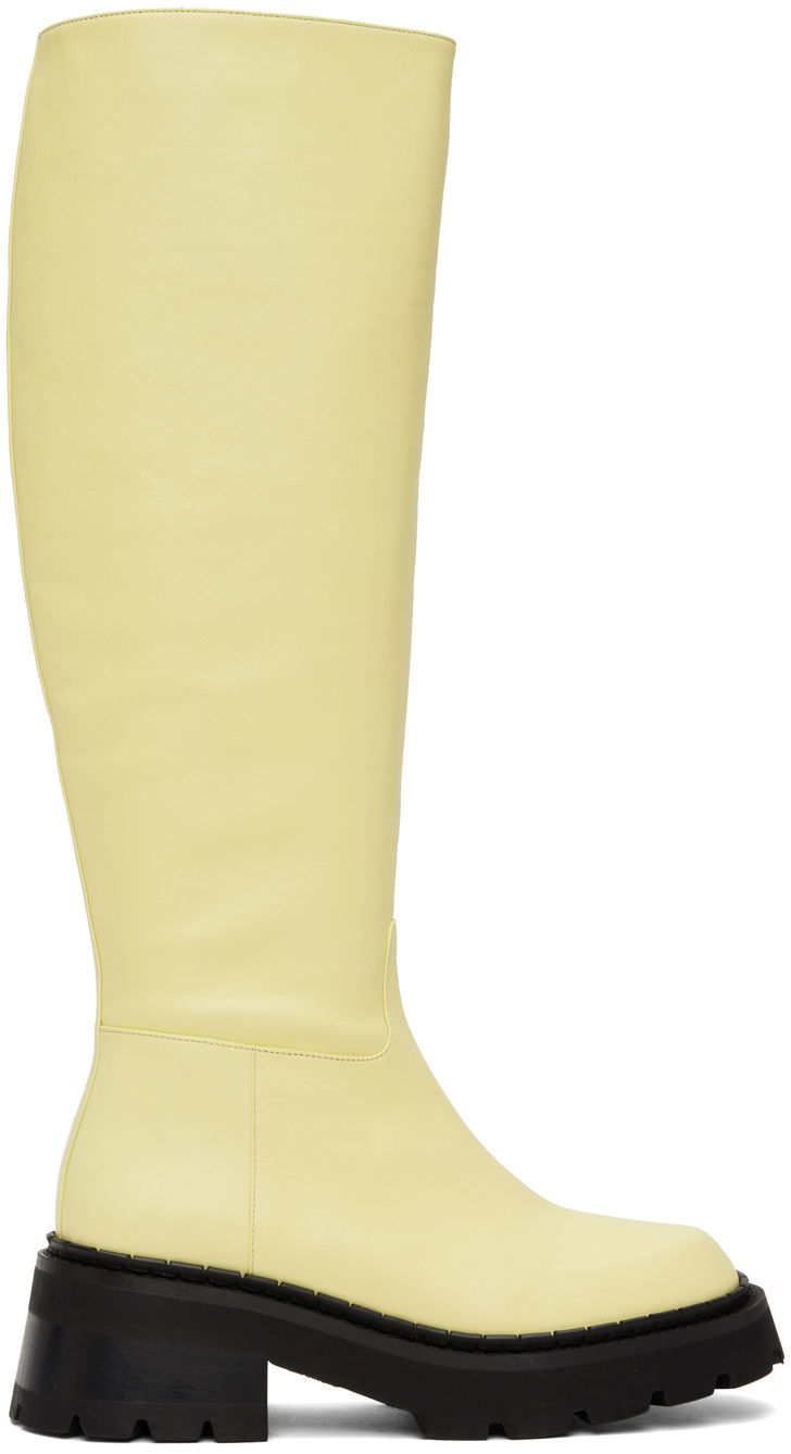 Kabáty BY FAR BY FAR Russel Knee-High Boots Žltá | 22FWRUSDIVRSSP