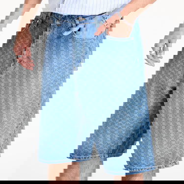 Šortky DAILY PAPER Daily Paper Monogram Denim Shorts Modrá | 2513057, 4