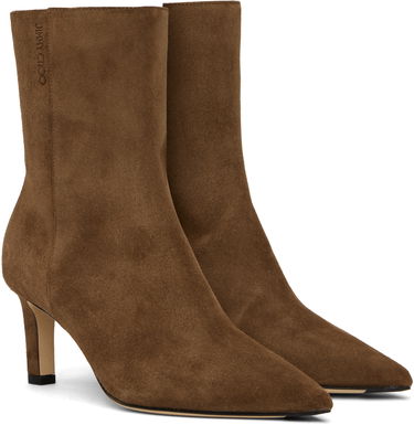 Oblečenie Jimmy Choo Jimmy Choo Alizze 65 Suede Ankle Boots Hnedá | ALIZZE AB 65 SVV, 3