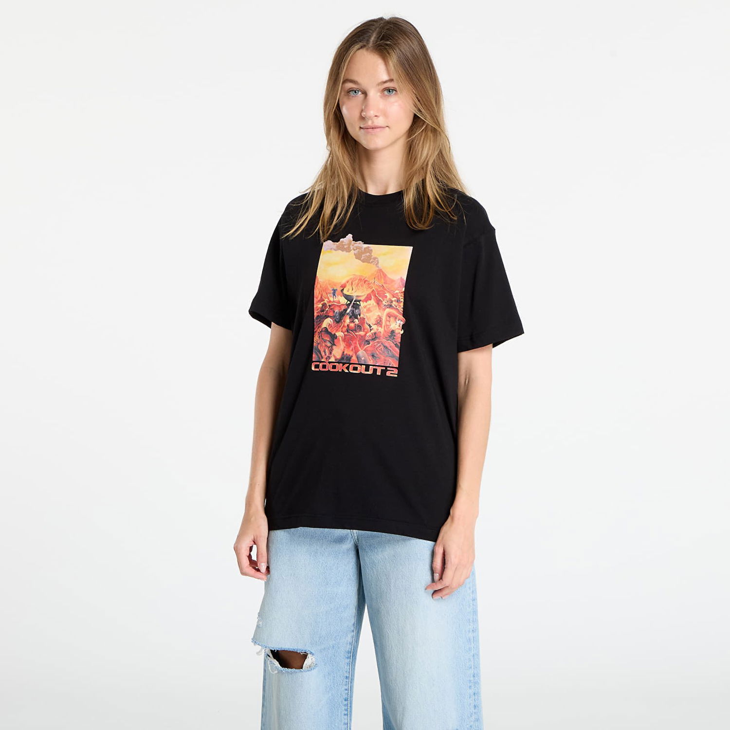 Tričko Dime DIME Cook Out 2 T-Shirt Čierna | DIMESU2564BLK, 1