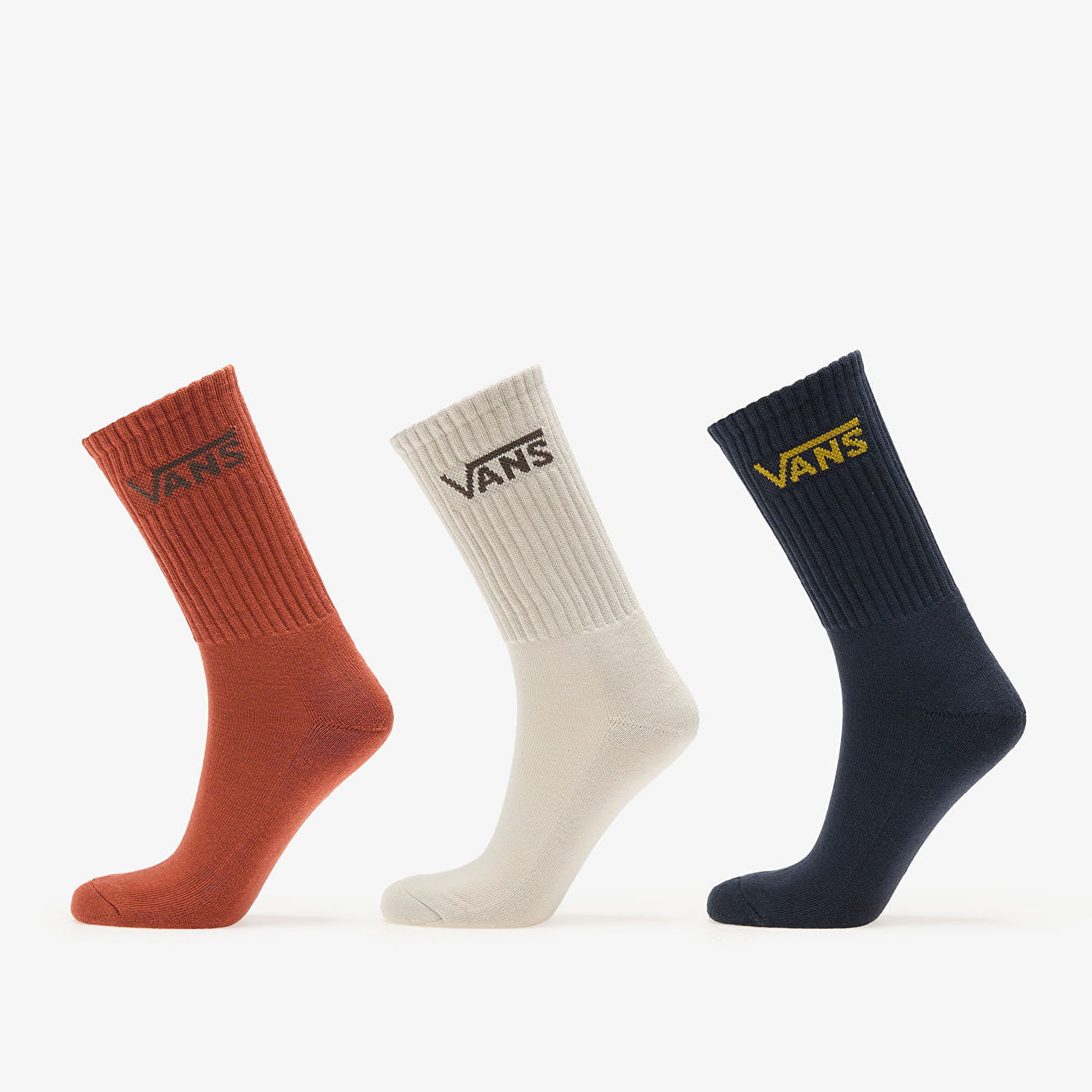 Ponožky Vans Vans Classic Crew Socks 3-Pack Rôznofarebný | VN000QBVJDU1, 0