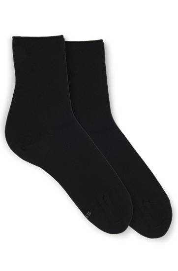 Ponožky BOSS Two-Pack Bamboo-Viscose Blend Socks Čierna | 50530397, 0