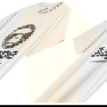 Tričko AAPE by A Bathing Ape AAPE OG Moonface GRZ Camo T-Shirt, Size Large Béžová | AAPTEM1640XA-BG2, 1