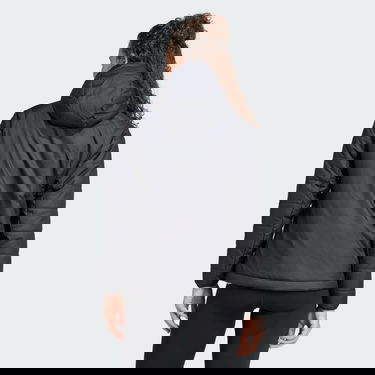 Prešívaná bunda adidas Performance Insulated Hooded Čierna | IM7668, 4
