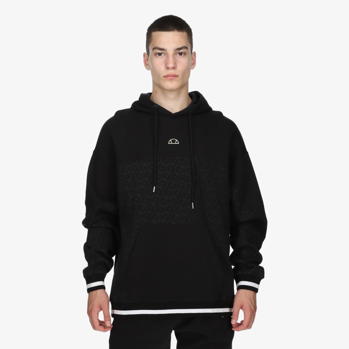Mikina Ellesse ELLESSE Men's Hoodie Čierna | ELA253M632-01, 1