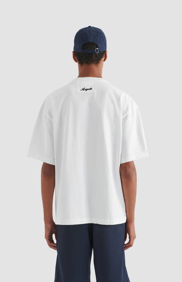 Tričko AXEL ARIGATO Series Distressed T-Shirt Šedá | A2199003, 3