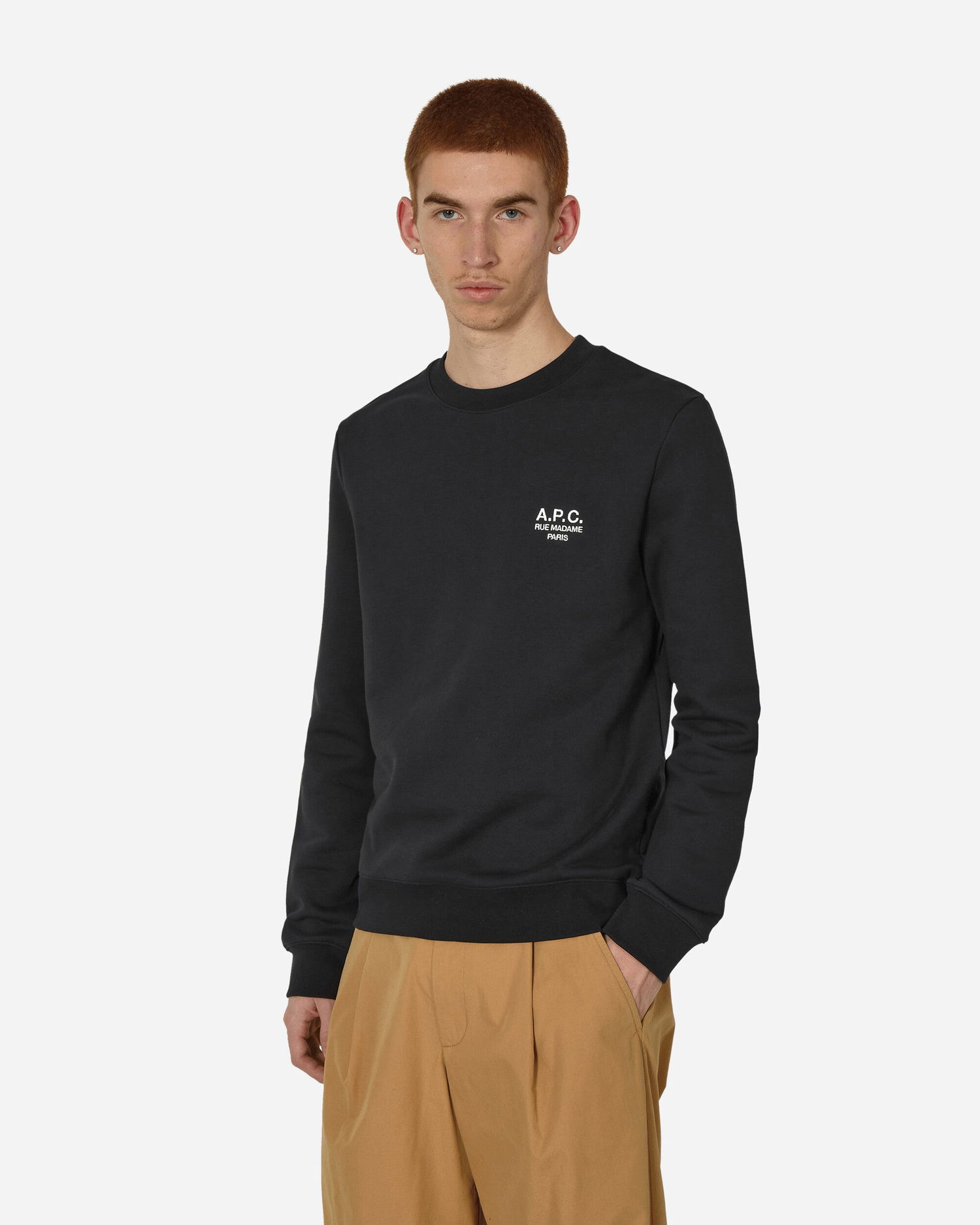 Sveter A.P.C. Rider Crewneck Čierna | COEZD-H27699 LZZ, 0