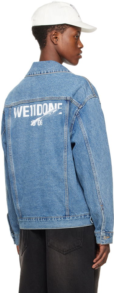 Bunda We11done We11done Faded Denim Jacket Modrá | WD-DJ1-23-913-U-BL, 2