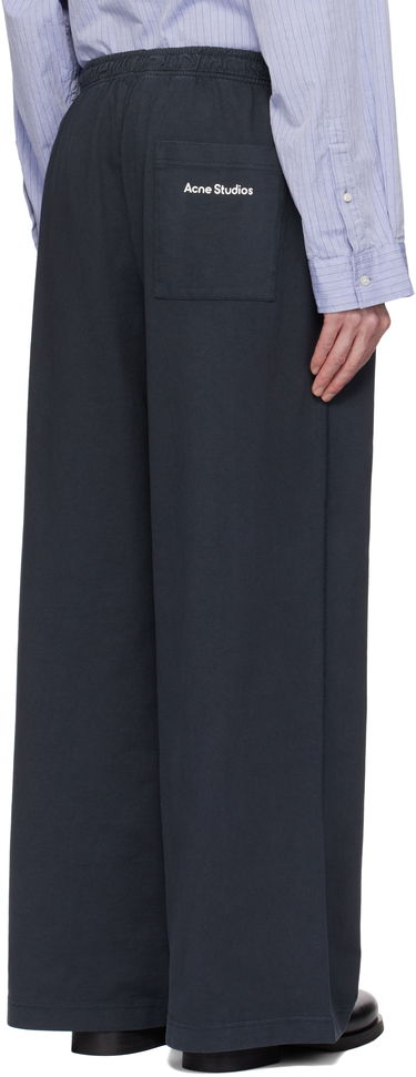Tepláky Acne Studios Black Printed Logo Stamp Sweatpants Čierna | CK0109-, 2