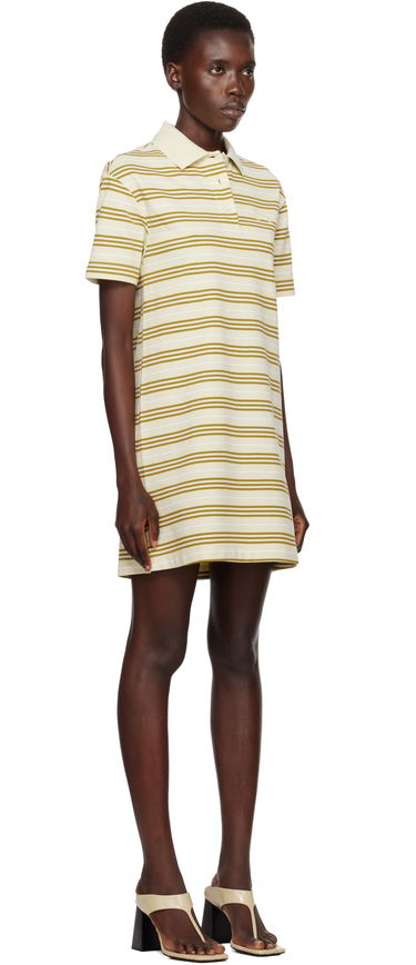 Šaty Burberry Burberry Striped Cotton Polo Minidress Žltá | 8106381, 1