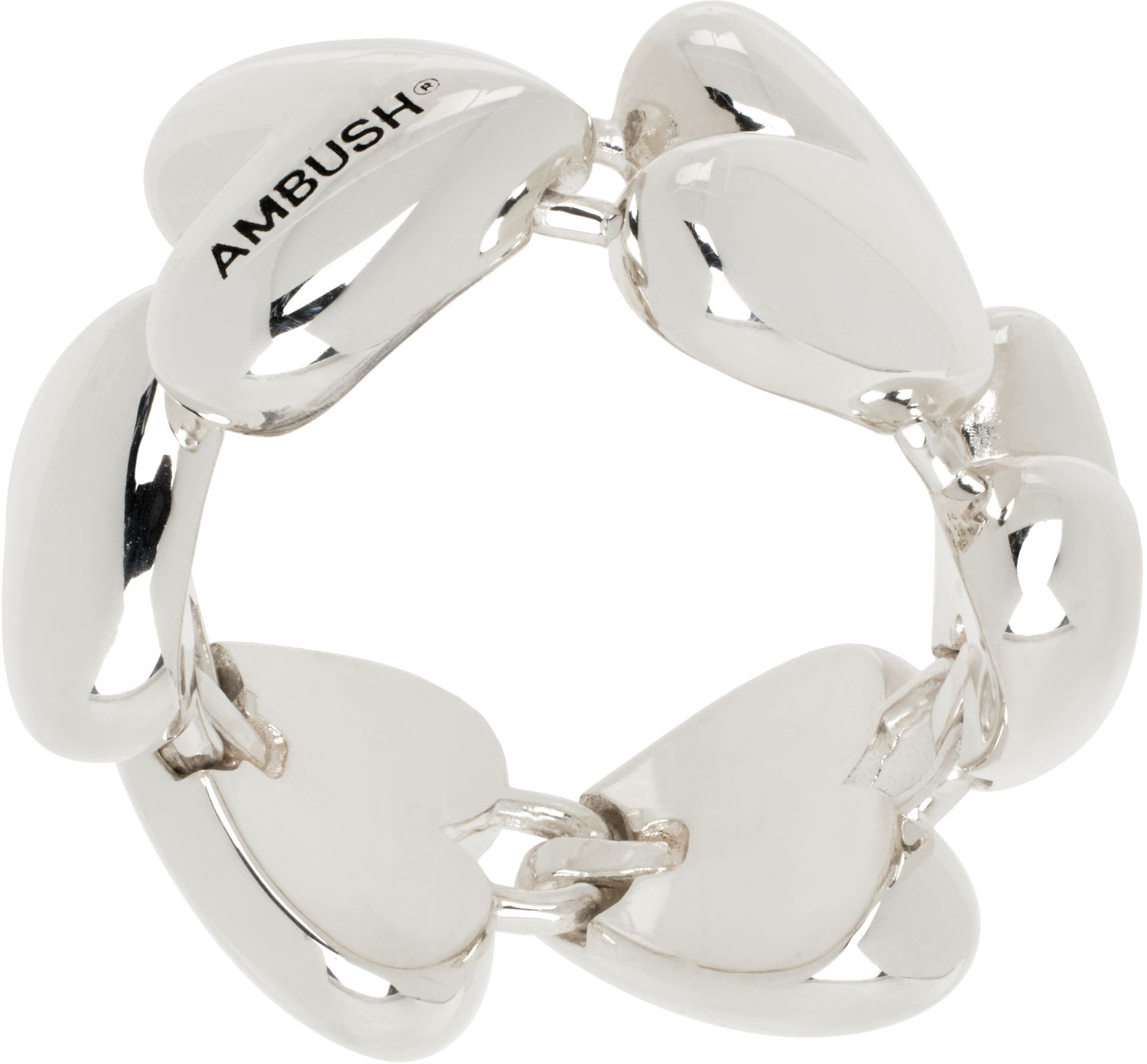 Náramok Ambush AMBUSH Heart Link Ring Metalická | 12113199, 0