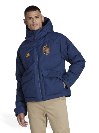 Bunda adidas Performance Spain Lifestyler Down Jacket Navy | HE8906