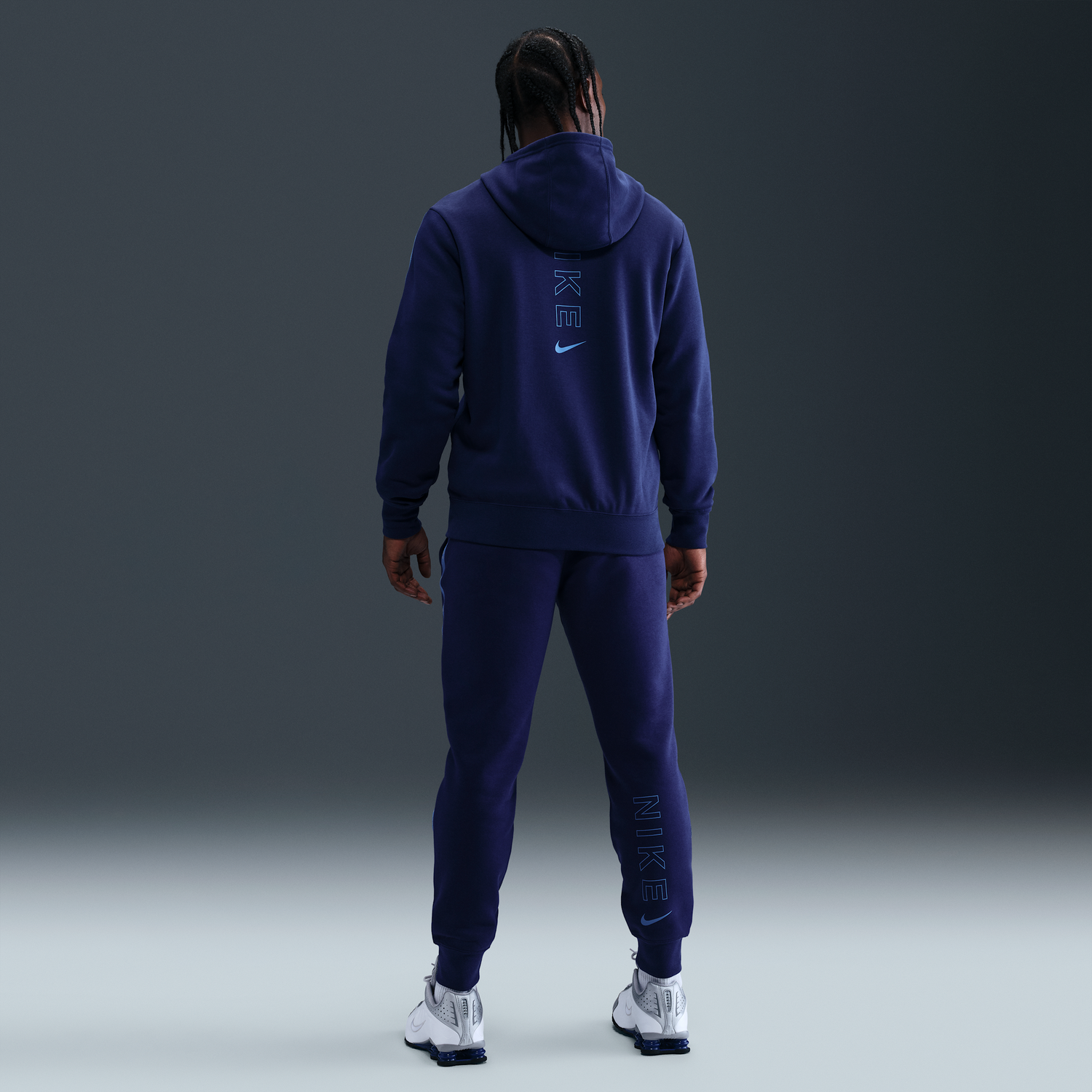 Tepláky Nike NSW CS Jogger Fleece BB Navy | IH4287-492, 1
