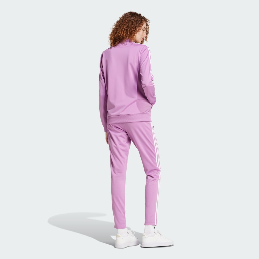 Súprava adidas Performance Essentials 3-Stripes Tracksuit Fialová | IX1098, 1