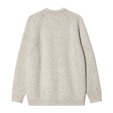 Mikina Carhartt WIP Anglistic Sweater "Speckled Salt" Šedá | I010977_1T7_XX, 4