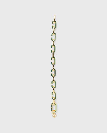 Náramok Casablanca Enamel "C" Link Bracelet Metalická | A-AW25-JW-322-01, 2