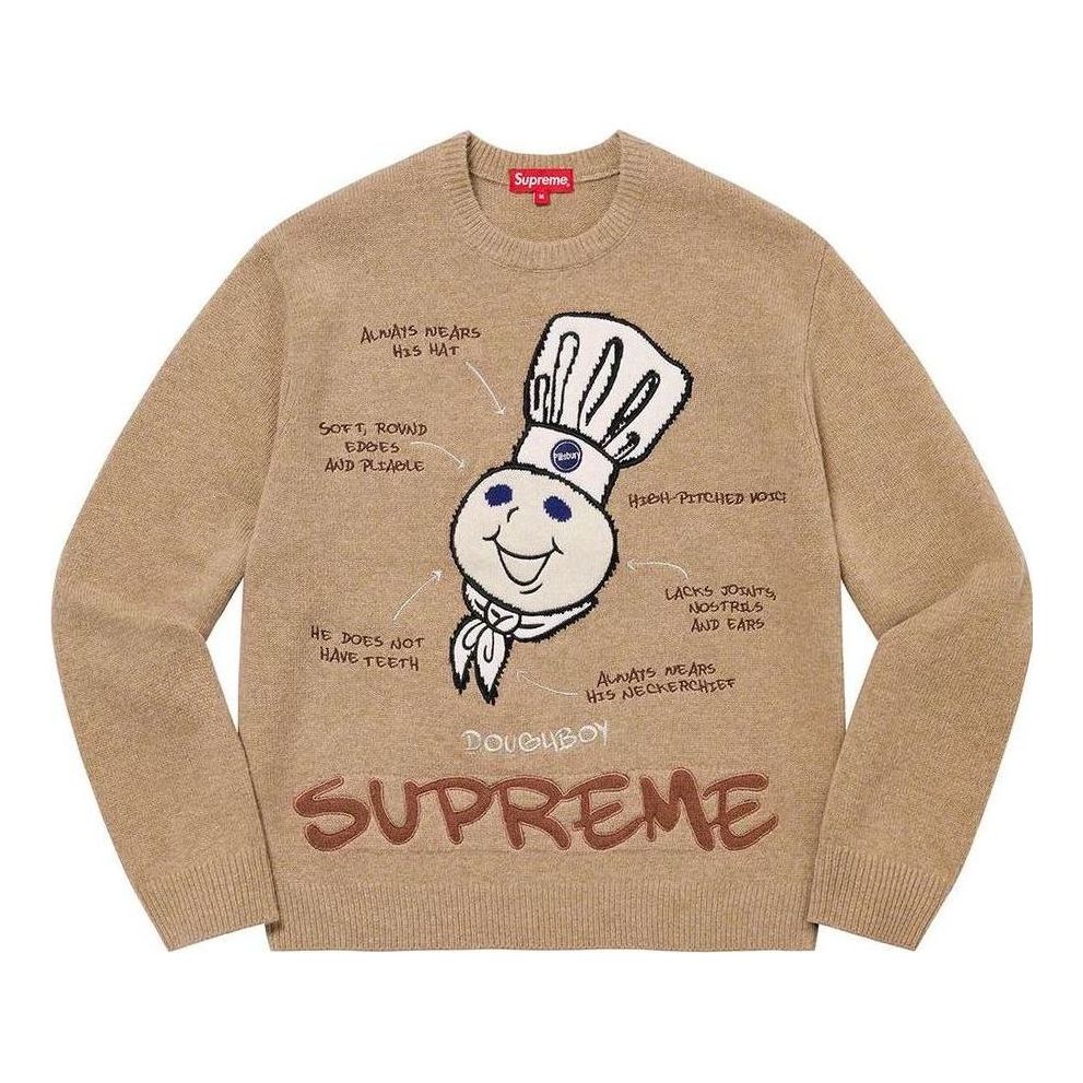 Sveter Supreme Doughboy Graphic Knit Sweater Béžová | SUP-FW22-717, 0