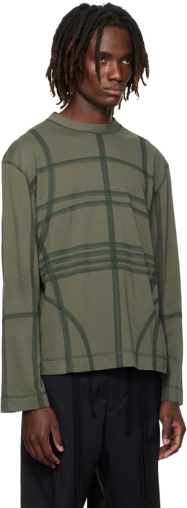 Tričko Craig Green Craig Green Flatlock Long Sleeve T-Shirt Zelené | CGAW25CJETLS11, 1