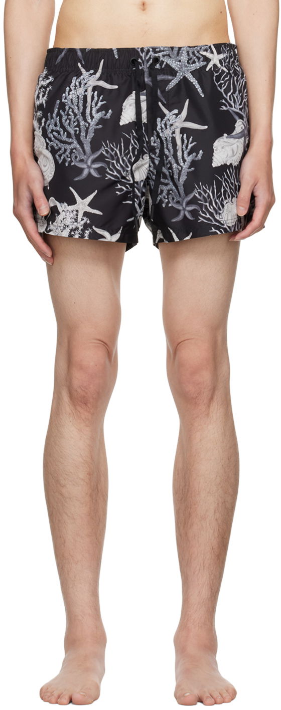 Plavky Versace Versace Barocco Sea Print Swim Shorts Čierna | 1016217_1A11347, 0