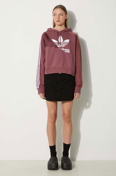 Mikina adidas Originals Hoodie Fialová | HC7035, 2