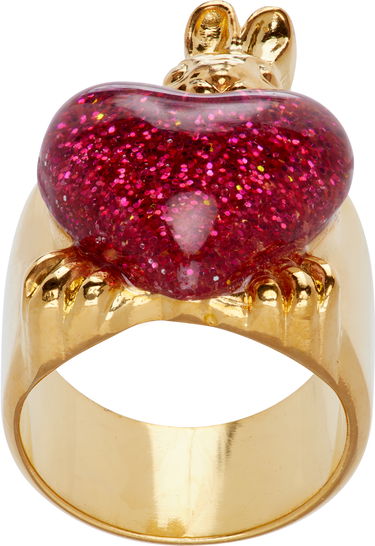 Prsteň Chopova Lowena Chopova Lowena Belly Bunny Heart Ring Rôznofarebný | 6654, 1