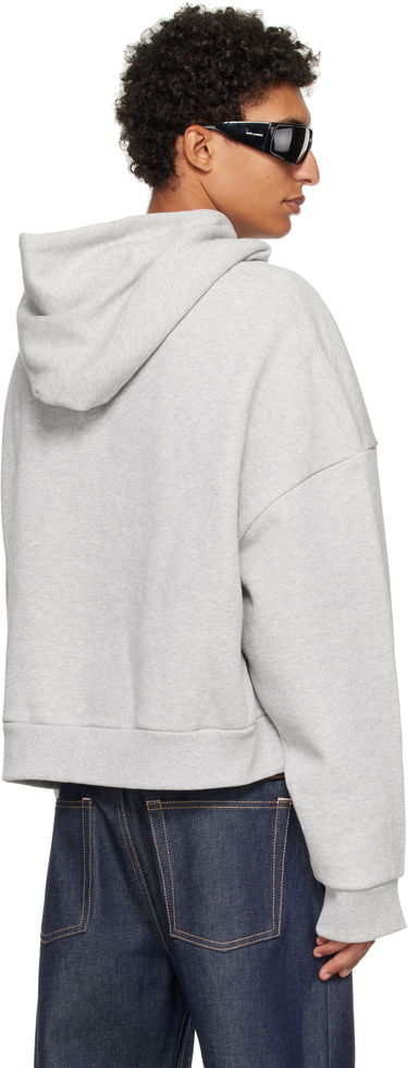 Mikina Entire Studios Entire Studios Heavy Cropped Hoodie Šedá | ES2125SI, 2