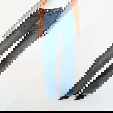 Džínsy Samsoe Samsoe Sarebecca High-Waist Wide-Leg Jeans W27/L32 Modrá | F25300106_CLR002381, 0
