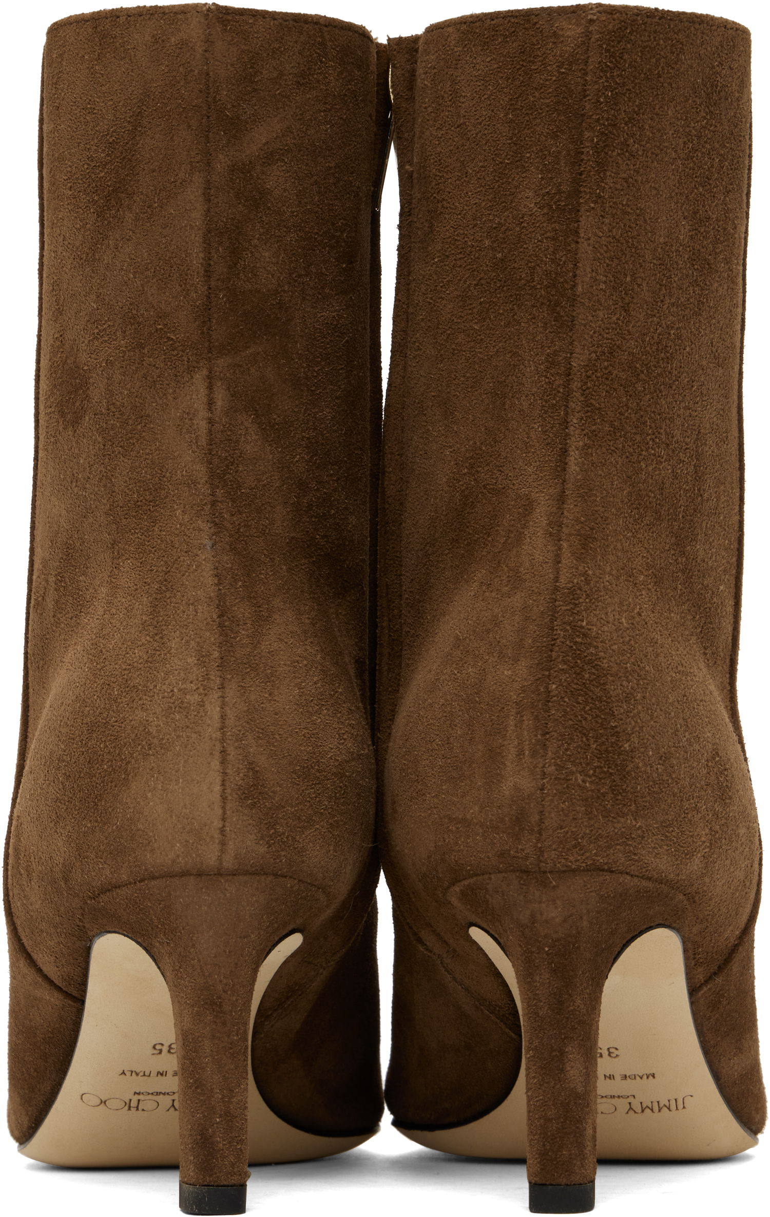 Oblečenie Jimmy Choo Jimmy Choo Alizze 65 Suede Ankle Boots Hnedá | ALIZZE AB 65 SVV, 1