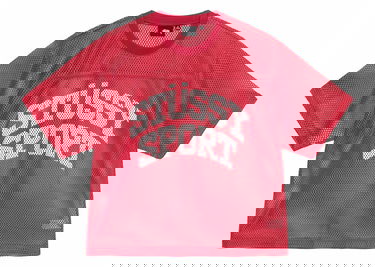 Dres Stüssy Stussy Sport Mesh T-Shirt Šedá | 1140346, 1