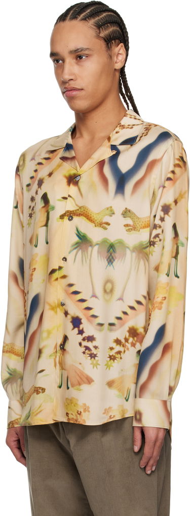 Košeľa Paul Smith Paul Smith Lumiere Print Shirt Béžová | M1R-387Z-P02576-60, 3