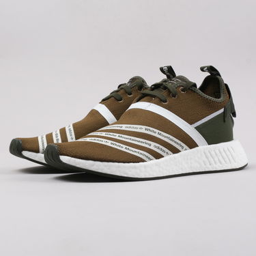 Tenisky a topánky adidas Originals White Mountaineering x NMD_R2 Primeknit "Olive" Hnedá | CG3649, 1