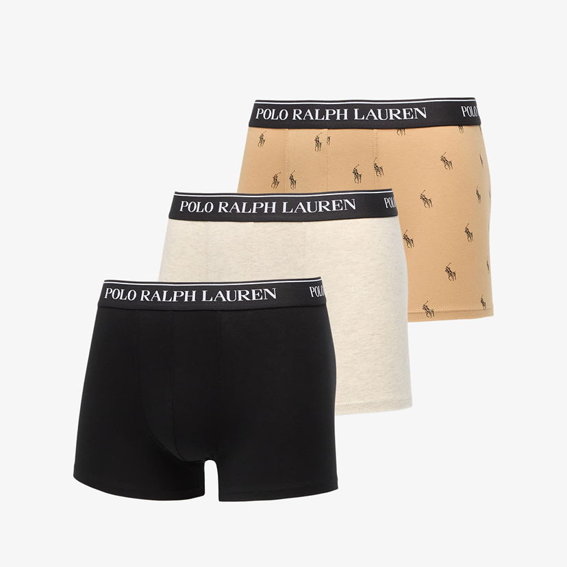 Boxerky Polo by Ralph Lauren Polo Ralph Lauren Classic Stretch Cotton Trunk - 3 Pack Čierna | 714830299171