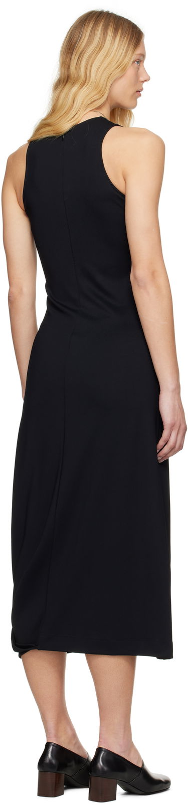 Šaty LEMAIRE Lemaire Twisted Hem Midi Dress Čierna | DR1106 LJ1034, 2