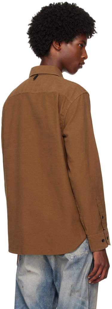 Košeľa rag & bone Rag & Bone Men's Finch Casual Shirt Hnedá | MBW24FA004CRML, 2