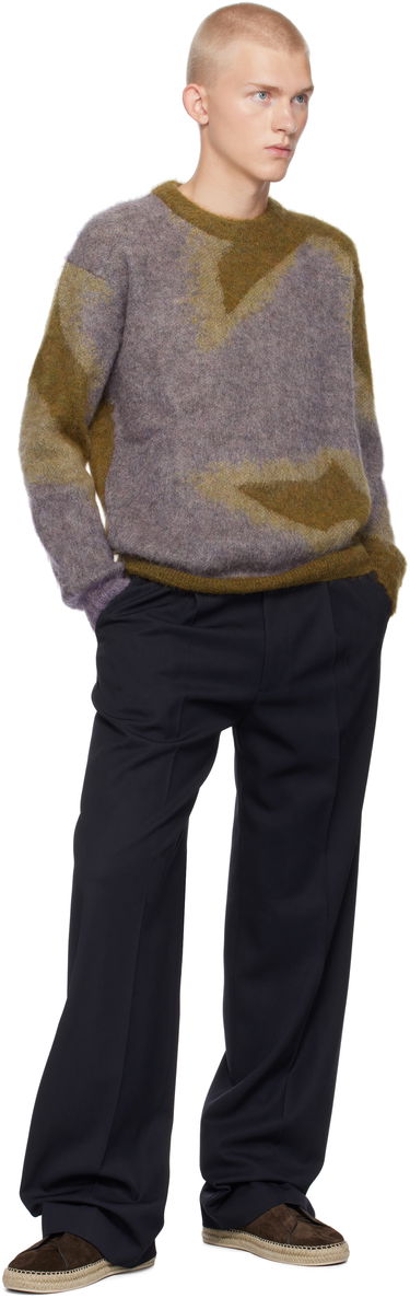 Sveter Paul Smith Paul Smith Photogram Leaves Mohair-Blend Sweater Rôznofarebný | M1R-923Y-N02512-10, 3